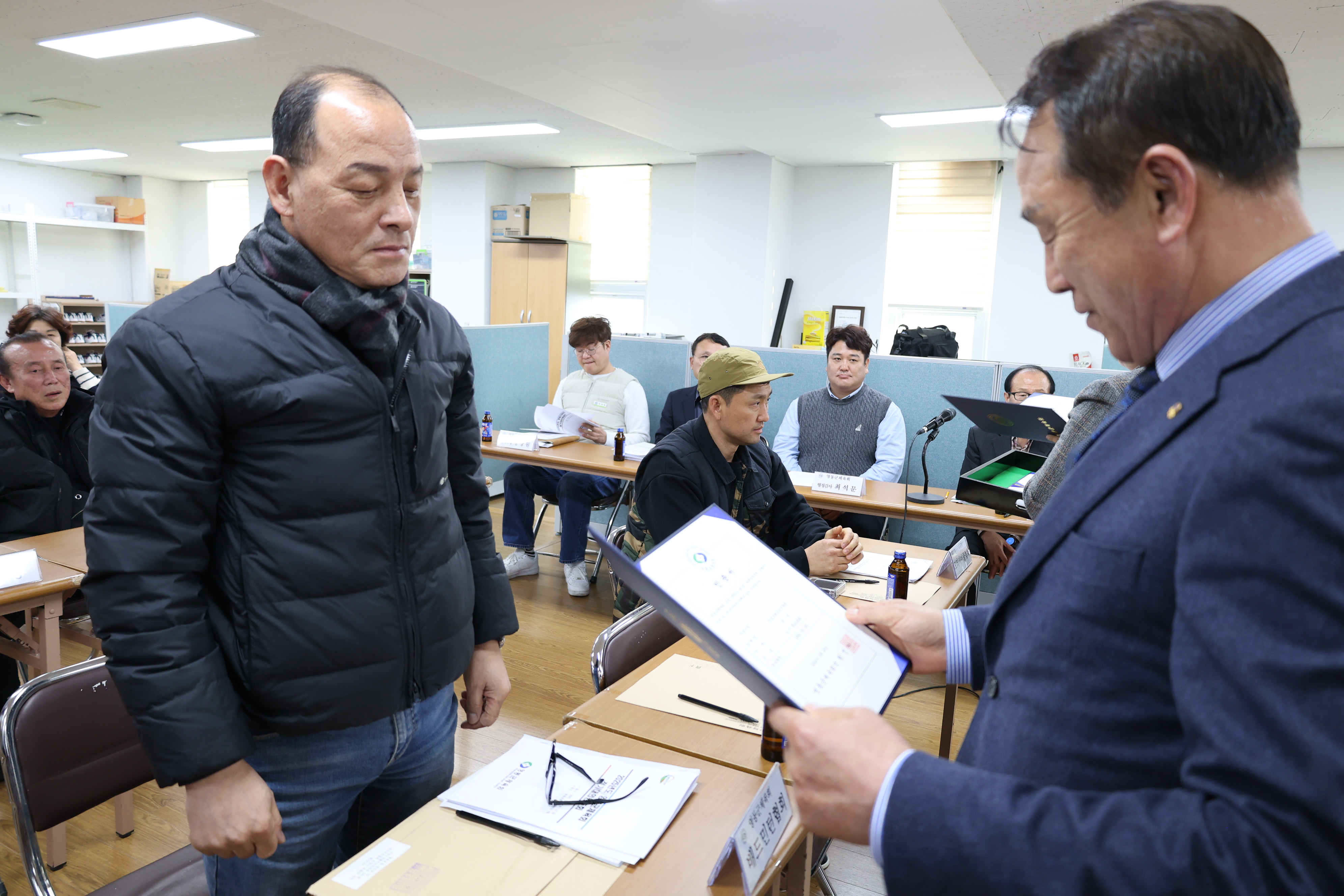 회원종목단체 인준서 수여식 [첨부 이미지12]