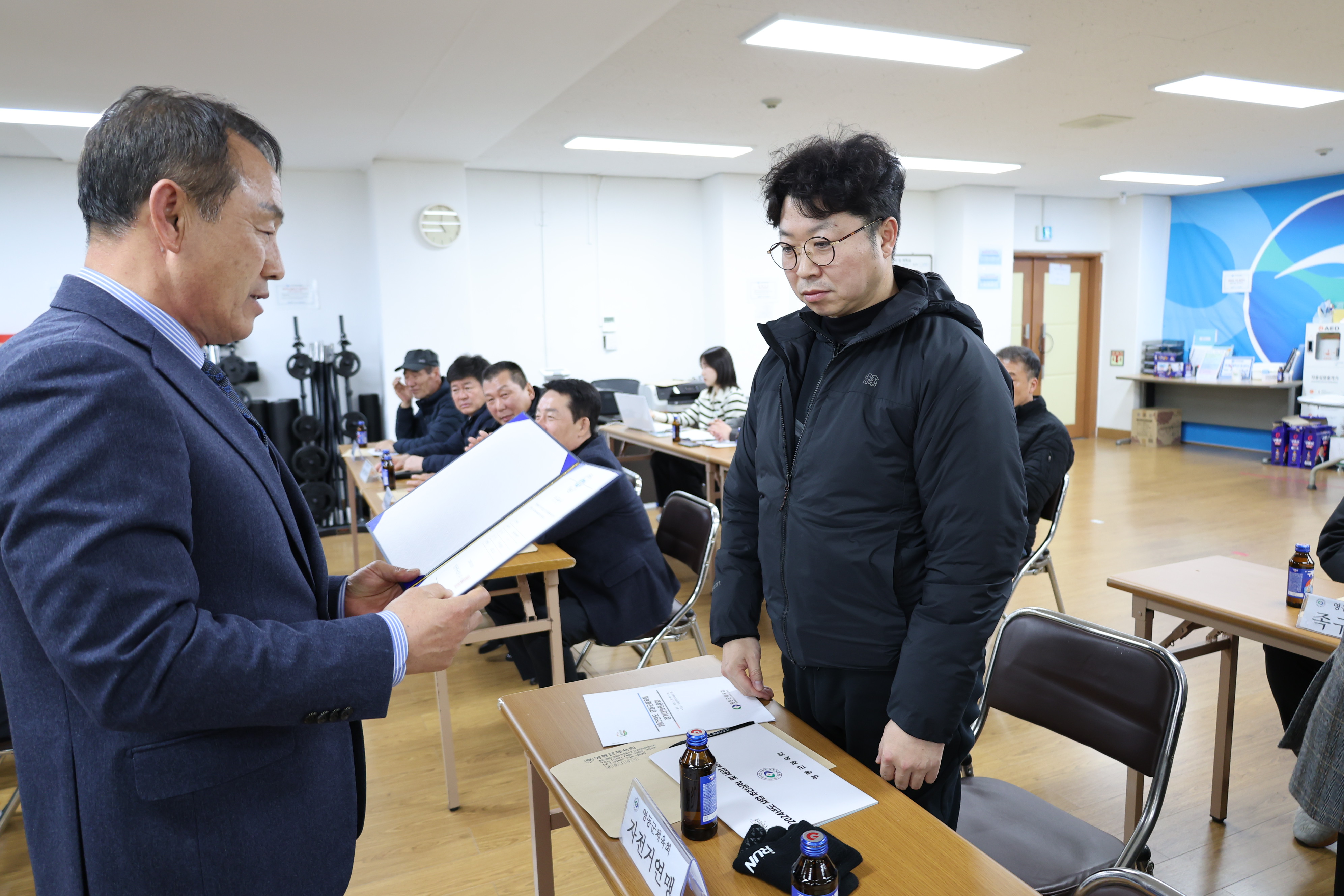 회원종목단체 인준서 수여식 [첨부 이미지16]